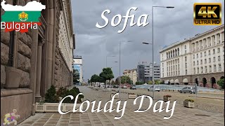 [ 🇧🇬 Bulgaria] Cloudy Day in Sofia | 4K 60fps