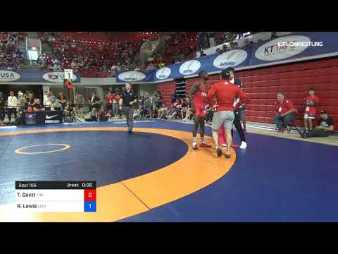 74 Kg 3rd Place Thomas Gantt Titan Mercury Wrestling Club TMWC Vs Richie Lewis Lehigh Valley Wrest