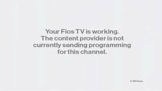 Verizon FIOS “Programming No Longer Available” (9/12/2020)