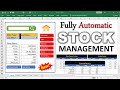 Stock Inventory Management In Excel Stock Maintain In Excel Hindi Stock Register