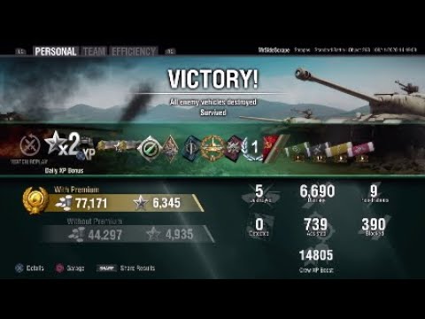 World of Tanks Console Obj 268 - Conserving Hitpoints
