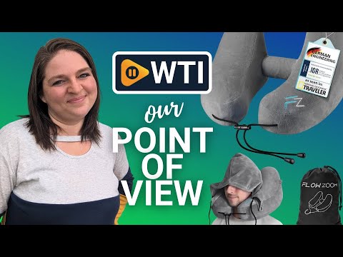 Inflatable Travel Pillow - WTI product video review