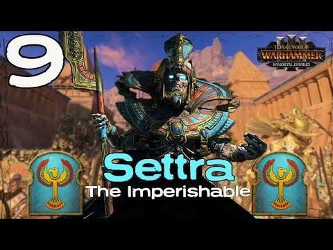THE GREAT LIZARD WAR!! | Settra Immortal Empires Narrative Campaign | Part 9