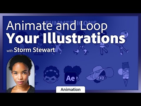 Animating Your Illustrations from Adobe Illustrator to After Effects with Storm Stewart - 2 of 2