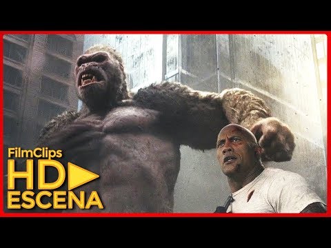 George y Davis vs Lizzie y Ralph - Rampage (Español Latino) 2018 | Escena #9