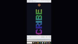 Java Swing LED Ticker | Glowing Text Animation #shorts