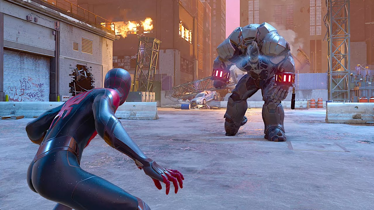 Miles Morales Takes DOWN Rhino - Spider-Man Miles Morales