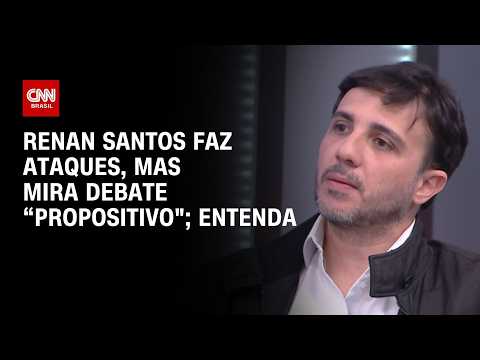 Renan Santos faz ataques, mas mira debate “propositivo”; veja análise | HORA H