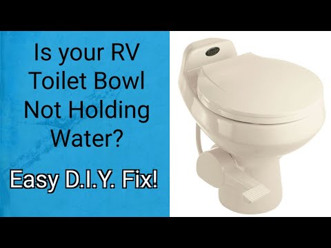 RV Toilet Not Holding Water? Simple D.I.Y. O ring Replacement