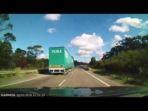 Newcastle To Parramatta In 2 Minutes.   Timelaspe