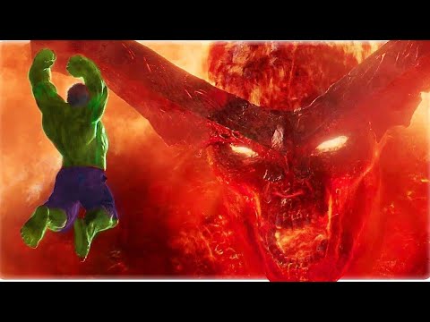 Hulk vs Surtur Hindi Fight Scene - Thor Ragnarok Movie Clip In Hindi | in 4K IMAX