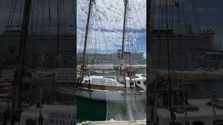 🇪🇸 Travelogue- pirate ship #spain #cartagena #cruiseport #cruise #pirateship #port