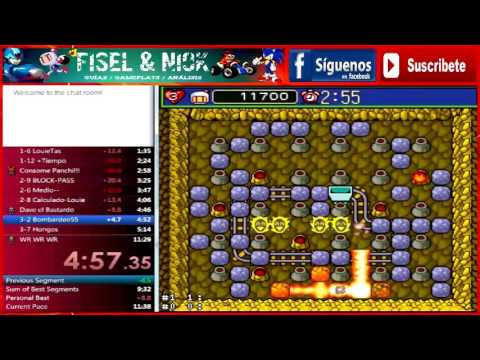 Super Bomberman 5 - Speedrun 11:12 (PB) - Any% Good Ending