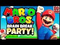 Super Mario Brain Break Party Freeze Dance Run Just Dance Jump Challenger