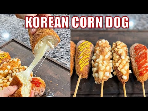 Making The PERFECT Korean Corn Dog At Home!