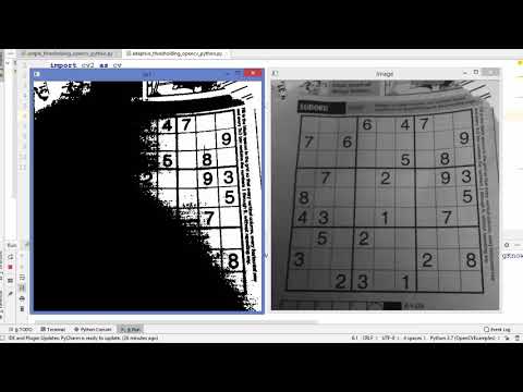 OpenCV Python Tutorial For Beginners 15 Adaptive Thresholding