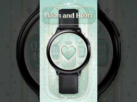 Moon and Heart - Watchface Video