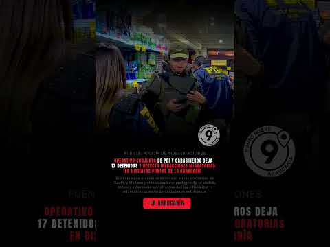 EN SERVICIO ESPECIAL: PDI DETIENE UN TOTAL DE 17 PERSONAS EN LA ARAUCANÍA