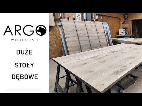 191 - olbrzymie stoły dębowe do biura