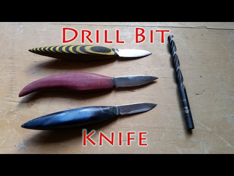Making Gorgeous Whittling Knives Out Of Drill Bits