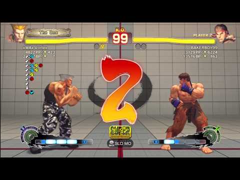 xWAx Vortex (Guile) vs BAKERBOY99 (Ryu)