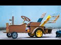 How To Make Harrow Tractor Using Cardboard