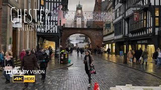 🇬🇧 Chester City | United Kingdom Walking Around The City In 4K HDR