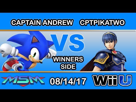 MSM 109 - LH | Captain Andrew (Sonic) Vs. CptPikaTwo (Marth) Winners Side