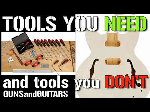 The MOST USEFUL TOOLS for guitar DIY kit building and modding