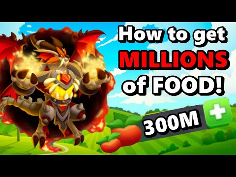How to get MILLIONS of EXTRA FOOD in DRAGON CITY 2023! BEST WAYS to Get More Food Daily!