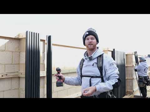 How to Install the First Board of NewTechWood Castellation Cladding