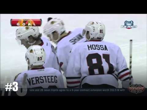 Hossa #81 Top 5 goals 2013/2014