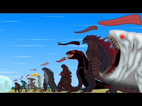 Rescue All Family Godzilla & Kong Godzilla Earth From Evolution Of Female Bear funny cartoon part70