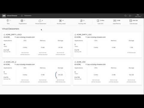Bucket and Object Operations in vCloud Director Object Storage Extension