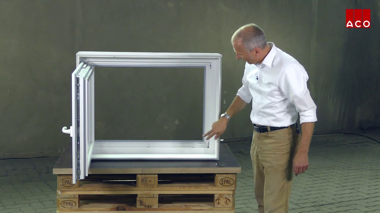 askACO - Andruckerhöhung bei einem Kellerfenster