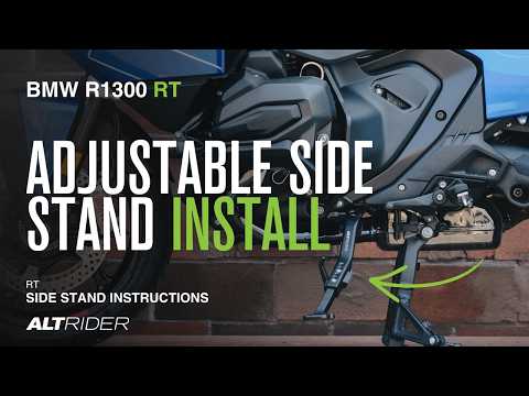  BMW R1300 RT Adjustable Side Stand Install