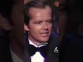 Jack Nicholson’s Best Actor acceptance speech for Cuckoo’s Nest 🎥❤️ #jacknicholson #oscars