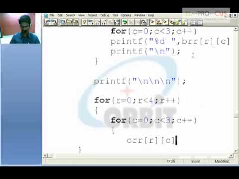 C Language Tutorial On Types Of Arrays For Beginners Session 9 Video C Language Tutorial On Types Of Arrays For Beginners Session 9 Video