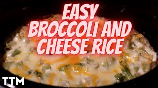How to make Broccoli and Cheese Rice in the Slow Cooker