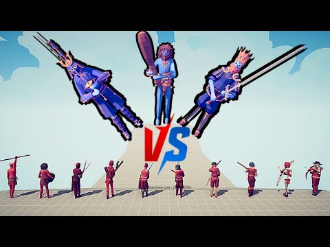 ALL RANGED UNITS TEAM vs ALL MELEE UNITS - Totally Accurate Battle Simulator TABS