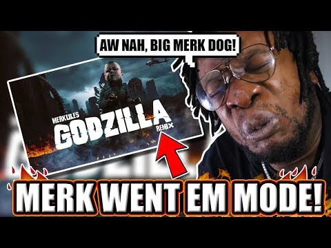 HE WENT EMINEM MODE ! | Merkules - ''Godzilla'' Remix (Eminem) REACTION!