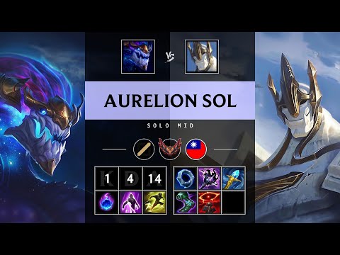 Aurelion Sol Mid vs Galio - TW Grandmaster Patch 25.17