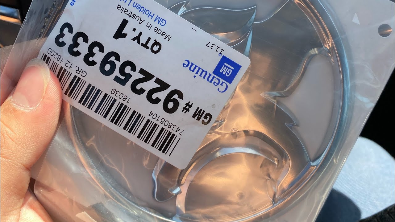 Watch video Holden badge on my Chevy SS! Now Holden badge on my Chevy SS!