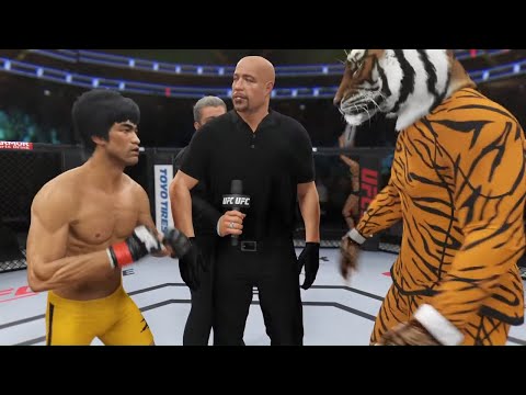 UFC 4 - Bruce Lee vs. Tiger - Rematch 🐉