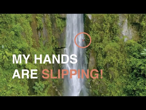 Rappelling a HUGE Waterfall in the Caribbean | Extreme Canyoning in Dominica