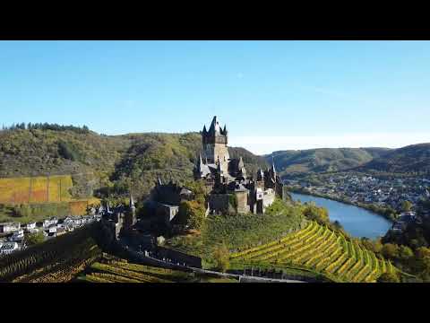 Cochem Schloß 🏰 - Mosel Castle - 4K Aerial Drone