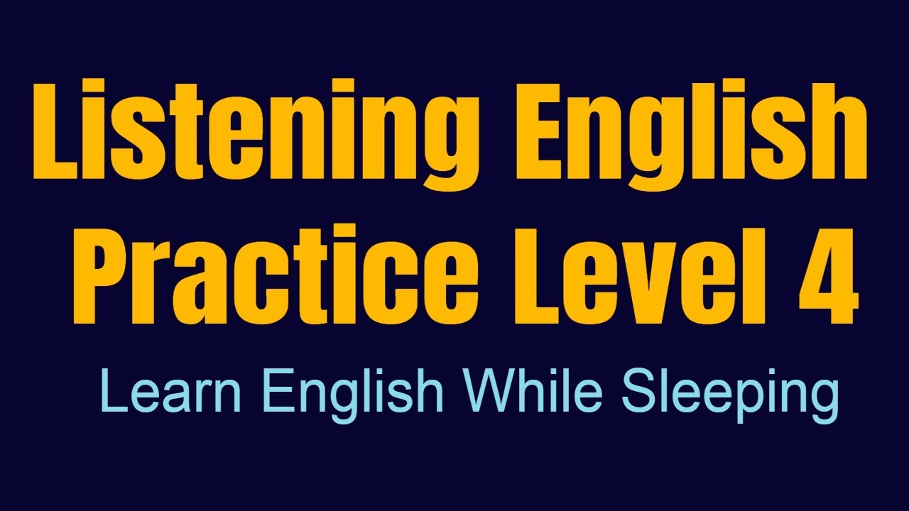 Improve Vocabulary ★ Learn English While Sleeping ★ Listening English Practice Level 4 ✔