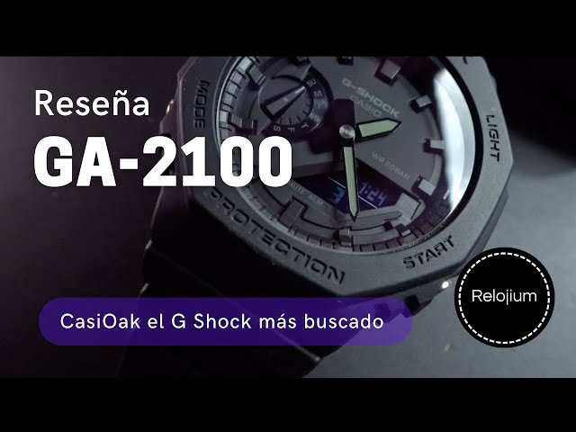 Vídeo relacionado con G-shock Reloj para Hombre Ga-2100 Carbon en Resina y Carbono - CA.GA-2100-1AER