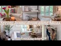 HOME DECORATING IDEAS | spring living room decorate with me + living room decorating ideas 2024!