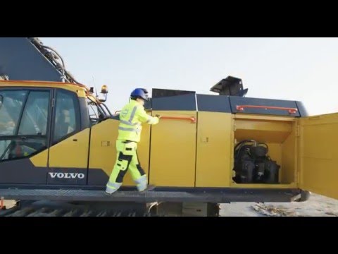 Volvo EC950E crawler excavator: Always-on